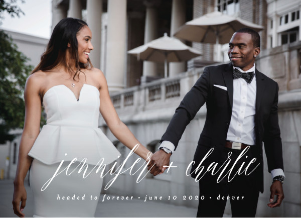 'Headed To Forever (Cloud)' Save-the-Dates