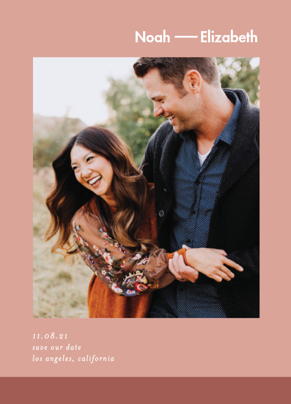 'Heritage (Maroon)' Save-the-Dates