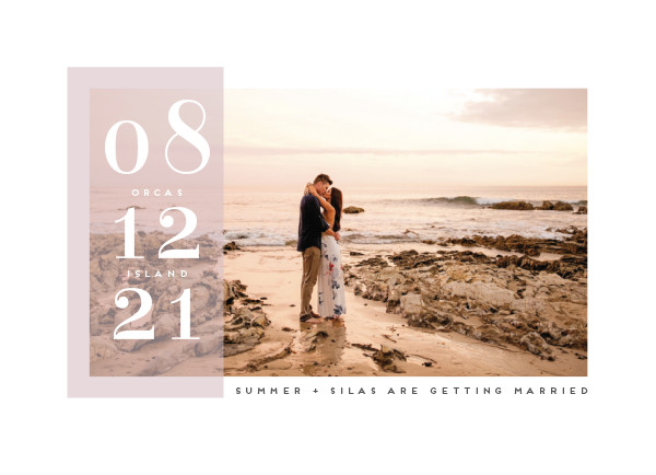 'Summer (Lavender)' Save-the-Dates