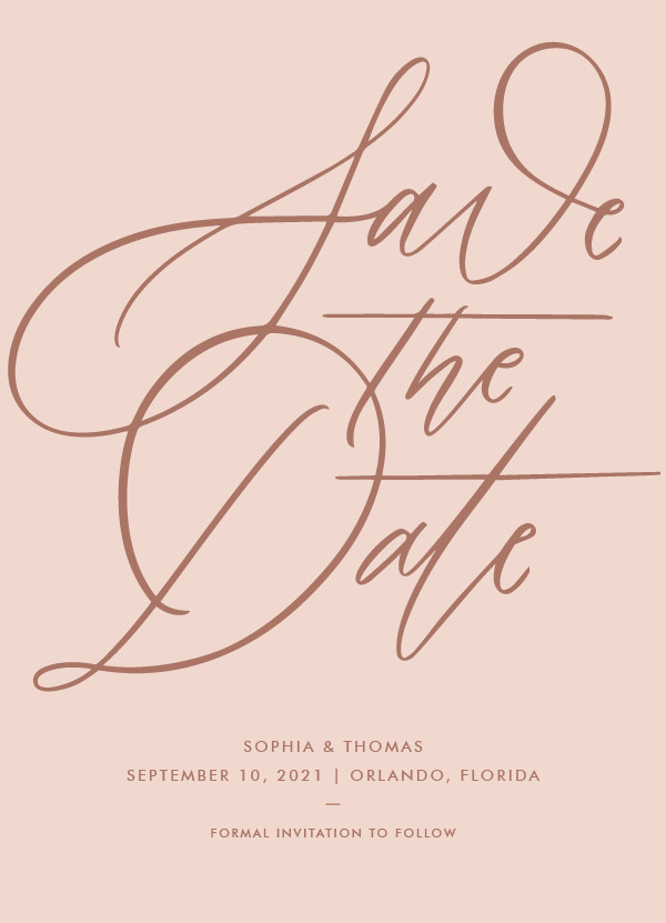 'Delicate Dates (Cupcake)' Formal Save the Dates