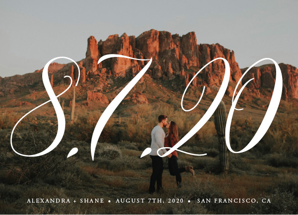 'Big Is Beautiful (Cotton)' Save-the-Dates