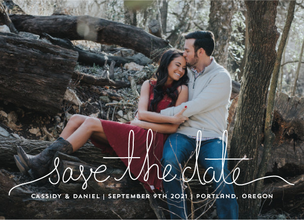 'Revelry (Lily)' Save the Date Card