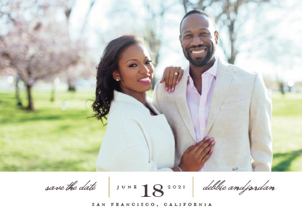 'Always (Driftwood)' Formal Save the Dates