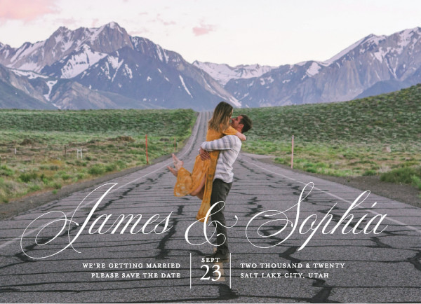 'I Thee Wed (Linen)' Save-the-Dates