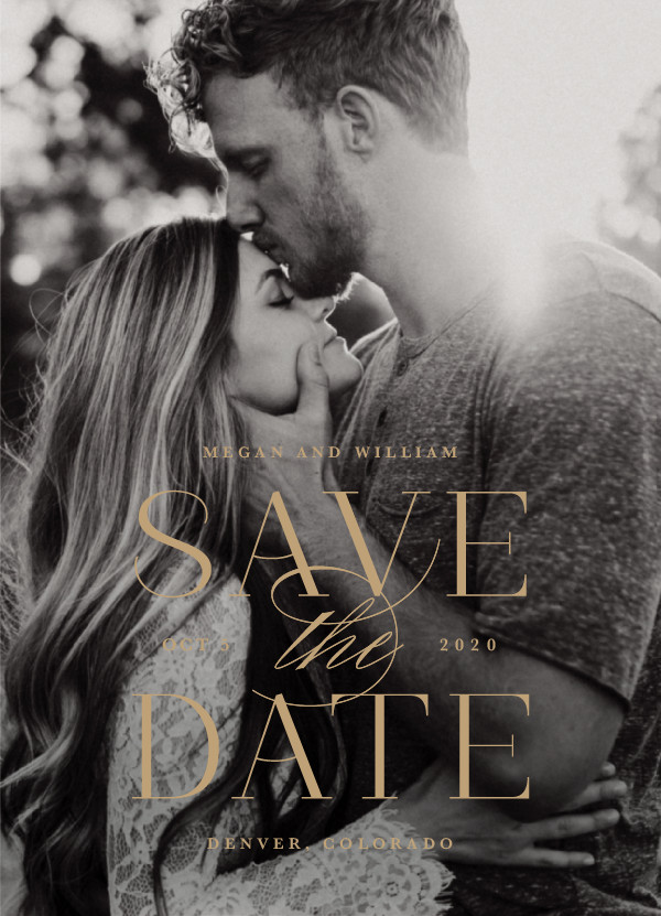 'Ultimate (Antique)' Formal Save the Dates