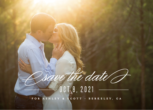 'Dashing (Lily)' Save-the-Dates