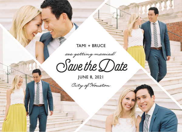 'A Modern Love (Lily)' Save the Date Card