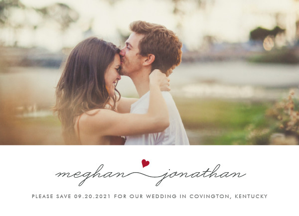 'Love Connection (Hot)' Wedding Save the Date