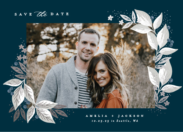 ' (Navy)' Save the Date
