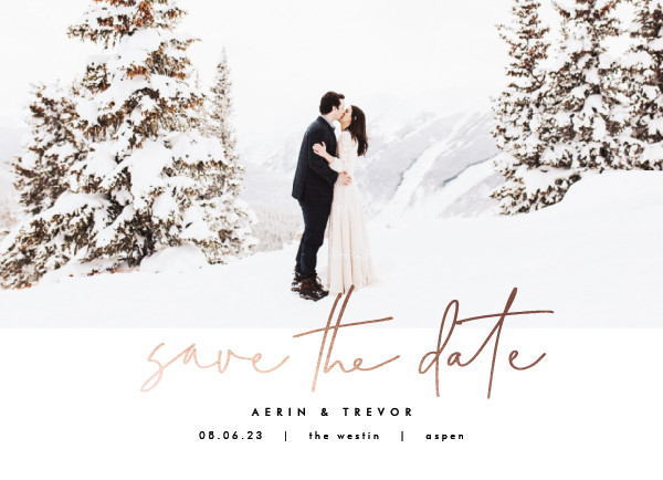 ' (Blush)' Save the Date