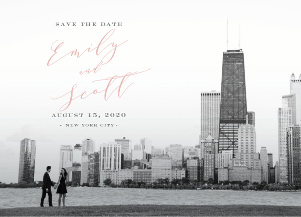 'Classic Save The Date (Petal)' 
